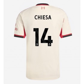 Pánské fotbalový oblečení Liverpool Federico Chiesa #14 Venkovní košile 2025-26 Krátkým Rukávem